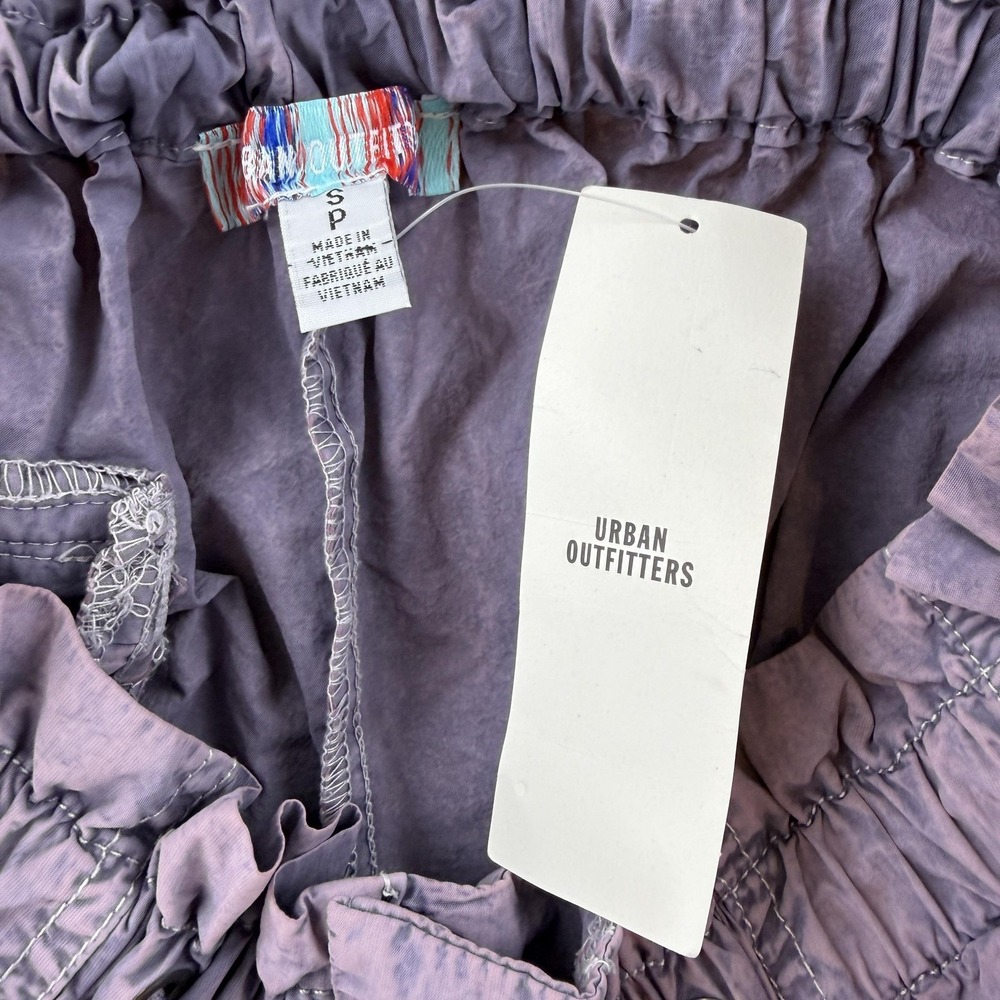 Urban Outfitters Pants Womens Small Purple Nylon Windbreaker Parachute Y2K NWT - Picture 5 of 9